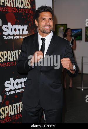 'Spartacus: War Of The Damned' Series Finale premiere at the Museum of Modern Art - Arrivals  Featuring: Manu Bennett Where: New York City, USA When: 24 Jan 2013 Stock Photo