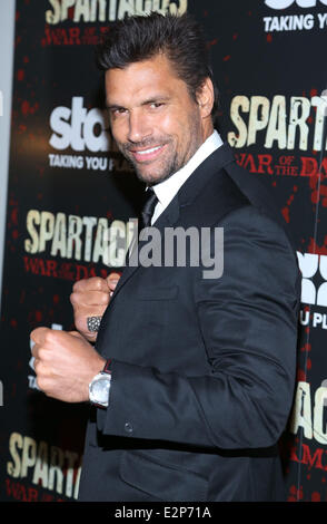 'Spartacus: War Of The Damned' series finale premiere at the Museum of Modern Art - Arrivals  Featuring: Manu Bennett Where: New York, United States When: 24 Jan 2013 Stock Photo