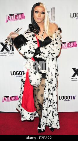 RuPaul's Drag Race at XL Club  Featuring: Guest Where: New York City, NY, United States When: 25 Jan 2013 Stock Photo