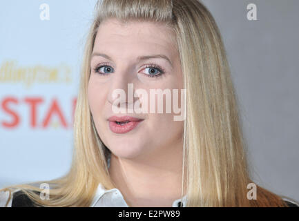 Rebecca Adlington announces her retirement from competitive swimming during a press conference held at the InterContinental Westminster  Featuring: Rebecca Adlington Where: London, United Kingdom When: 05 Feb 2013 Stock Photo