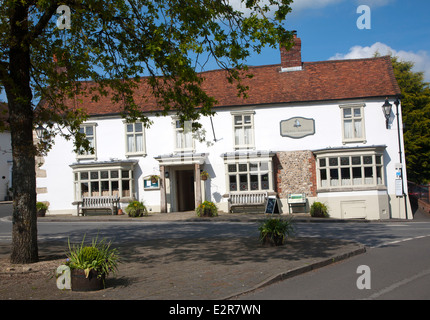 The Bell pub and restaurant Ramsbury, Wiltshire, England Stock Photo