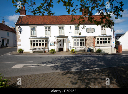 The Bell pub and restaurant Ramsbury, Wiltshire, England Stock Photo