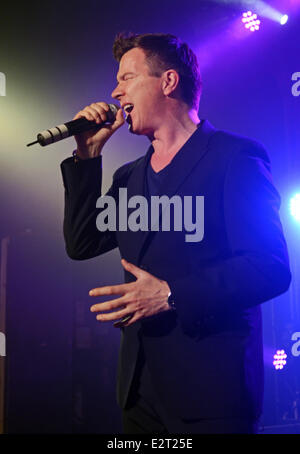 Rick Astley performs live on stage at G-A-Y  Featuring: Rick Astley Where: London, United Kingdom When: 17 Feb 2013hri Stock Photo