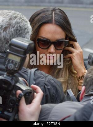 Tamara Ecclestone arrives at Southwark Crown Court on February 18, 2013. Two men, Derek Rose and Jakir Uddin are accused of blackmailing Ecclestone, daughter of Formula 1 boss Bernie Ecclestone, for Â£200,000.  Featuring: Tamara Ecclestone Where: London, Stock Photo