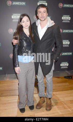 'Black Ice' cast attend the Jameson Dublin International Film Festival screening at The Lighthouse Cinema  Where: Dublin, Irelan Stock Photo