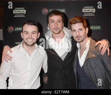 'Black Ice' cast attend the Jameson Dublin International Film Festival screening at The Lighthouse Cinema  Featuring: Danny Conn Stock Photo