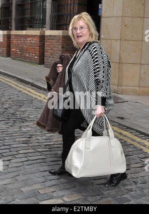 Michele Dotrice who was fondly known to many as Betty in 'Some Mothers Do 'Ave 'Em' spotted in Dublin. She is currently starring Stock Photo