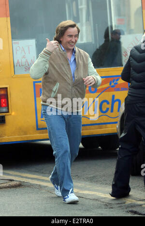 'Alan Partridge: The Movie' filming in Sheringham  Featuring: Steve Coogan Where: Norfolk, United Kingdom When: 27 Feb 2013 Stock Photo