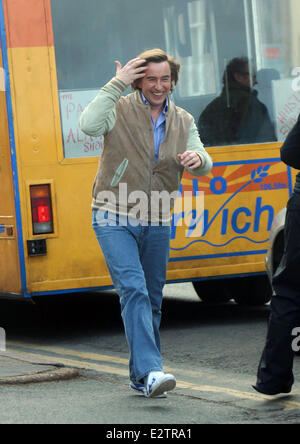 'Alan Partridge: The Movie' filming in Sheringham  Featuring: Steve Coogan Where: Norfolk, United Kingdom When: 27 Feb 2013 Stock Photo