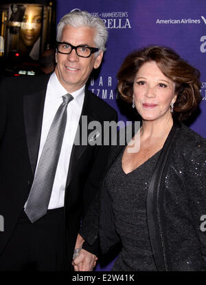 Premiere of 'Cinderella' at the Broadway Theatre - Arrivals  Featuring: Steve Bakunas,Linda Lavin Where: New York City, United States When: 03 Mar 2013 Stock Photo