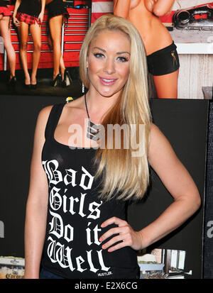 28th annual Nightclub & Bar Convention and Trade Show at the Las Vegas Convention Center  Featuring: Summer Daniels Where: Las Vegas, Nevada, United States When: 20 Mar 2013 Stock Photo