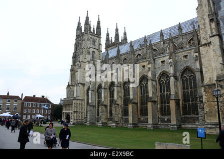 Justin Welby is enthroned as the 105th Archbishop of Canterbury at Canterbury Cathedral  Featuring: Atmosphere Where: Kent, United Kingdom When: 21 Mar 2013 Stock Photo