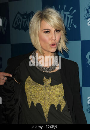 Warner Bros. Consumer Products And Junk Food Clothing Launch 1960’S Batman Classic TV Series Product Line  Featuring: Chelsea Kane Where: Los Angeles, California, United States When: 21 Mar 2013 Stock Photo