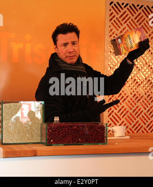 Rocco Dispirito attends the launch of Triscuit's new line of crackers 'Brown Rice Triscuit' in Times Square  Featuring: Rocco Dispirito Where: New York City, New York , United States When: 03 Apr 2013 Stock Photo