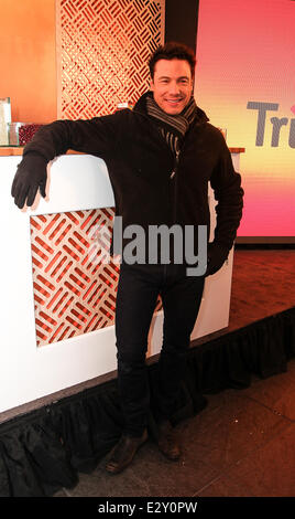 Rocco Dispirito attends the launch of Triscuit's new line of crackers 'Brown Rice Triscuit' in Times Square  Featuring: Rocco Dispirito Where: New York City, New York , United States When: 03 Apr 2013 Stock Photo