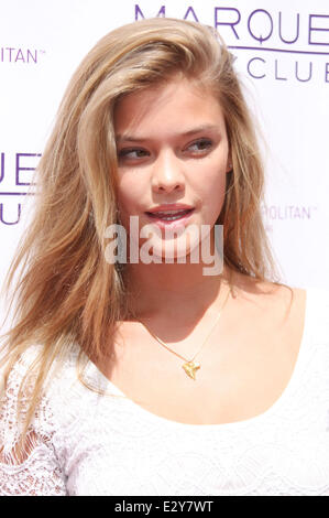 Marquee Dayclub season grand opening event, held at The Cosmopolitan Hotel  Featuring: Nina Agdal Where: Las Vegas, Nevada, Unit Stock Photo