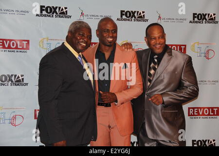 Hollywood, California, USA. 11th June, 2014. I15684CHW.The 2014 Caribbean Heritage Salute To Hollywood & Excellence Gala Honors Wayne Brady .Hilton Universal Studios, Universal City, CA.06/20/2014.WAYNE BRADY AND GUESTS .©Clinton H. Wallace/Photomundo/ Photos inc © Clinton Wallace/Globe Photos/ZUMAPRESS.com/Alamy Live News Stock Photo