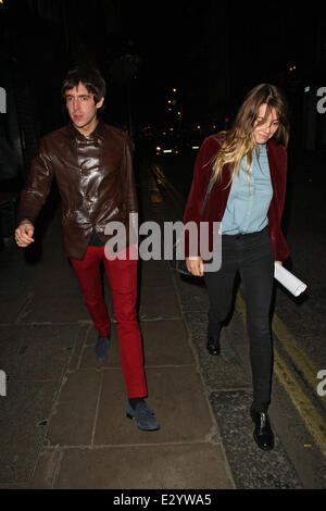 Musician Miles Kane out and about in 