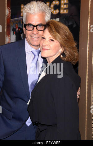 Opening night of 'The Nance' at the Lyceum Theatre-Arrivals  Featuring: Steve Bakunas,Linda Lavin Where: New York City, New York , United States When: 15 Apr 2013 Stock Photo