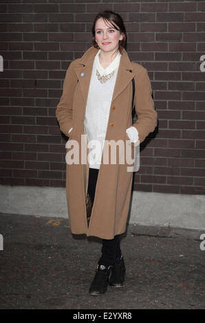 Chickenshed charity event held at the ITV studios - Arrivals  Featuring: Charlotte Ritchie Where: London, United Kingdom When: 16 Apr 2013 Stock Photo