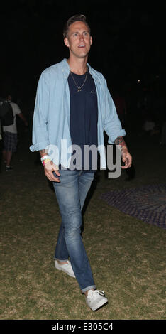 Celebrities at the 2013 Coachella Valley Music and Arts Festival - Week 2 Day 1  Featuring: Robert Ackroyd Where: Indio, California, United States When: 19 Apr 2013 Stock Photo