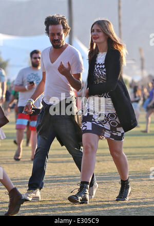 Celebrities at the 2013 Coachella Valley Music and Arts Festival - Week 2 Day 1  Featuring: Mischa Barton Where: Indio, California, United States When: 19 Apr 2013 Stock Photo