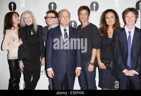 Academy of Motion Picture Arts And Sciences hosts a 'Wayne's World' Reunion at AMPAS Samuel Goldwyn Theater  Featuring: Lara Flynn Boyle,Penelope Spheeris,Mike Myers,Lorne Michaels,Rob Lowe,Tia Carrere,Dana Carvey Where: Beverly Hills, California, United States When: 23 Apr 2013yesVision/WENN.com Stock Photo
