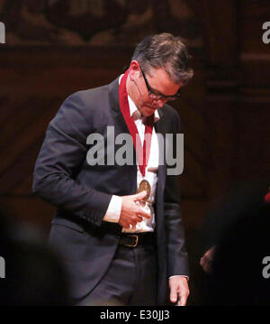 Harvard University honours Matt Damon with the 2013 Arts Medal  Featuring: Matt Damon Where: Cambridge, Massachusetts, United States When: 25 Apr 2013 Stock Photo