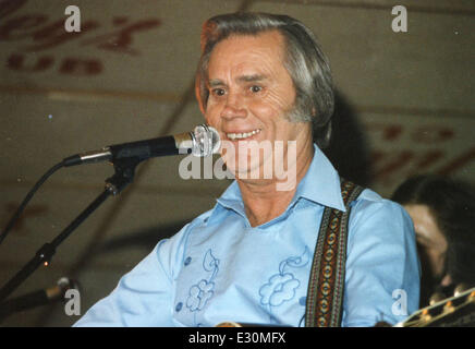 George Jones archive photos  Featuring: George Jones Where: Pasadena, Texas, United States When: 17 Apr 1983 Stock Photo