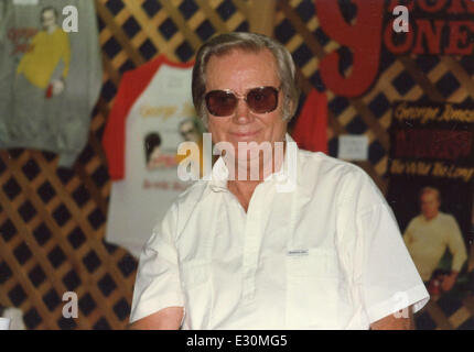 George Jones archive photos  Featuring: George Jones Where: Nashville, Tennessee, United States When: 11 Apr 1988 Stock Photo