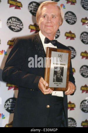 George Jones archive photos  Featuring: George Jones Where: Nashville, TN, United States When: 13 Apr 1993 Stock Photo