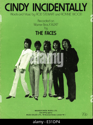 The Faces, circa 1960s, featuring Kenny Jones, Ronnie Lane, Ian McLagan. Courtesy Granamour Weems Collection. Editorial use only Stock Photo
