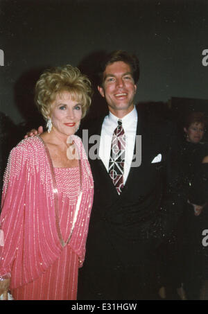**File Photo** Jeanne Cooper, best known as matriarch Katherine Chancellor on CBS' daytime drama 'The Young and the Restless,' has died. She was 84.  Jeanne Cooper, Peter Bergman 1990  Featuring: Jeanne Cooper Where: United States When: 09 May 2013 Stock Photo