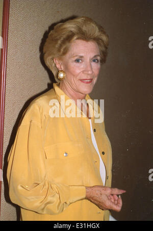 **File Photo** Jeanne Cooper, best known as matriarch Katherine Chancellor on CBS' daytime drama 'The Young and the Restless,' has died. She was 84.  Jeanne Cooper 1990  Featuring: Jeanne Cooper Where: United States When: 09 May 2013 Stock Photo