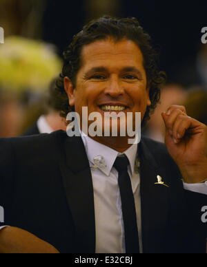 11th Annual FedEx/St. Jude Angels and Stars Gala - Inside  Featuring: Carlos Vives Where: Miami, FL, United States When: 19 May 2013 Stock Photo