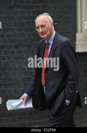 Business leaders arrive at 10 Downing Street for Business Advisory Group meeting with Prime Minister David Cameron. London, England - 20.05.13  Featuring: Sir George Young Where: London, United Kingdom When: 20 May 2013om Stock Photo