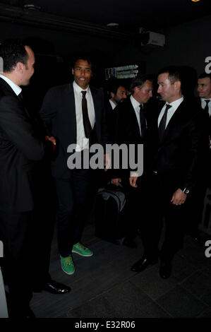 Pierre Van Hooijdonk at Galatasaray's Dutch player Wesley Sneijder and his model wife Yolanthe Cabau party at club Reina in Istanbul.  Featuring: Pierre Van Hooijdonk Where: Istanbul, Turkey When: 21 May 2013  **** Stock Photo