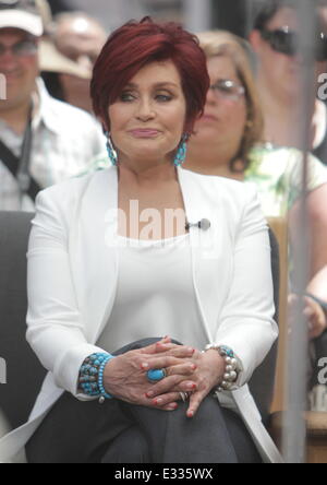 Celebrities at The Grove to appear on entertainment news show 'Extra'  Featuring: Sharon Osbourne Where: Los Angeles, California, United States When: 30 May 2013 Stock Photo