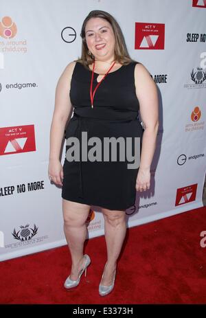 EndGame: The Global Campaign to defeat AIDS, TB And Malaria charity event at The McKittrick Hotel  Featuring: Ally Brunetti Where: New York City, NY, United States When: 30 May 2013 Stock Photo