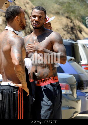 Gangster rapper The Game spotted at Runyon Canyon hiking trail in ...