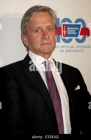 American Cancer Society's Centennial celebration held at the Hudson Theatre  Featuring: Michael Douglas Where: New York City, NY, United States When: 03 Jun 2013 Stock Photo