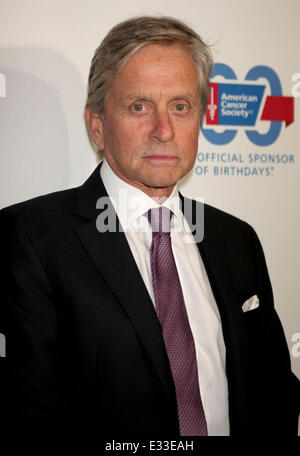 American Cancer Society's Centennial celebration held at the Hudson Theatre  Featuring: Michael Douglas Where: New York City, NY, United States When: 03 Jun 2013 Stock Photo