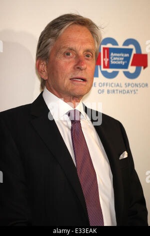 American Cancer Society's Centennial celebration held at the Hudson Theatre  Featuring: Michael Douglas Where: New York City, NY, United States When: 03 Jun 2013 Stock Photo