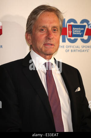 American Cancer Society's Centennial celebration held at the Hudson Theatre  Featuring: Michael Douglas Where: New York, NY, United States When: 03 Jun 2013 Stock Photo