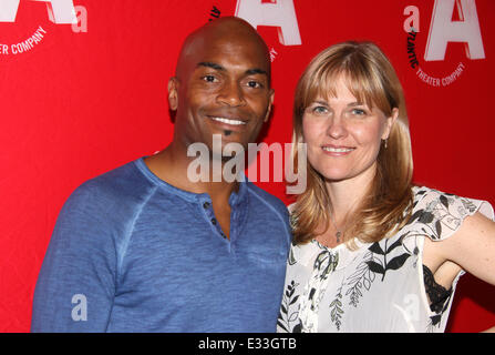 Good Television opening night after party at the Atlantic Theater Company  Featuring: Andrew Stewart-Jones,Kelly McAndrew Wher Stock Photo