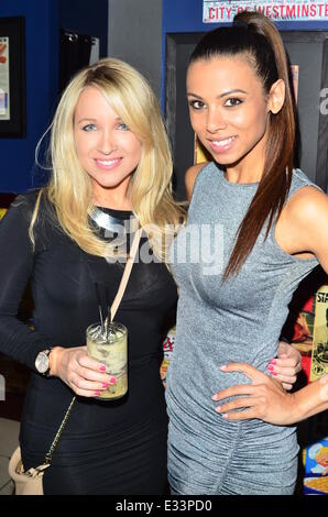 Francesca Hull celebrates her Birthday Party at Retro Feasts - Inside  Featuring: EMMA TAYLOR,GUEST Where: London, Old Burlington Street, United Kingdom When: 08 Jun 2013 Stock Photo