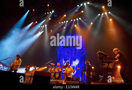 Toto performs to a sold-out crowd at Ziggo Dome  Featuring: Toto Where: Amsterdam, Netherlands When: 08 Jun 2013 Stock Photo