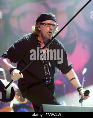 Toto performs to a sold-out crowd at Ziggo Dome  Featuring: Joseph Williams,Toto Where: Amsterdam, Netherlands When: 08 Jun 2013 Stock Photo