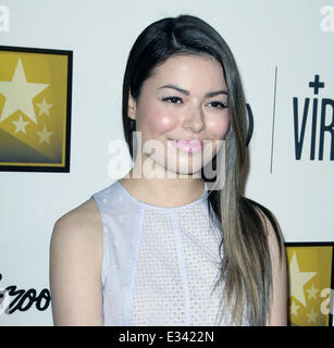 Broadcast Television Journalists Association's (BTJA) 3rd Annual Critics' Choice Television Awards held at the Beverly Hilton Hotel  Featuring: Miranda Cosgrove Where: Los Angeles, California, United States When: 10 Jun 2013 Stock Photo