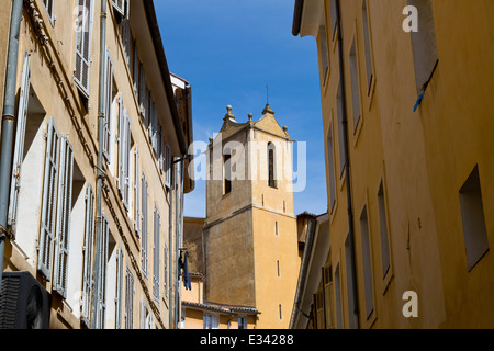 Typical House Facade in Aix-en-Provence, France Stock Photo